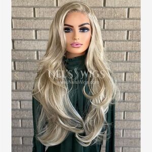 NEW-Amelia FREE PART wig- Blonde With Highlights